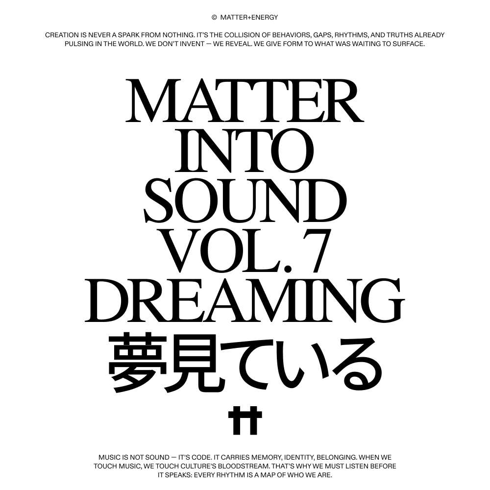 Matter into Sound: a playlist a month